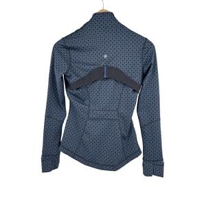 Lululemon Define Jacket Womens 4 Tri Geo Starburst Full Zip Mock Neck